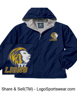Charles River Full Zip Portsmouth Jacket  (Navy)  [Embroidered] Design Zoom